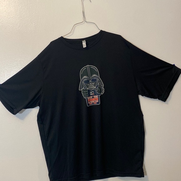 Black TEAM *365* 2XL T-shirt May the Fourth be with you ,5k, 10k 100% polyester - Picture 1 of 9